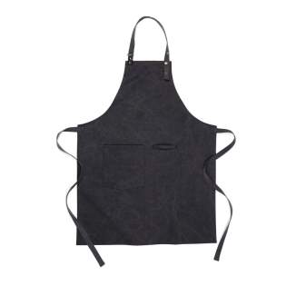 Schürze aus 87% verifiziert recyceltem Material. Diese stilvolle Schürze ist ein praktisches Küchenaccessoire mit einem wunderschönen Design. Sie hat eine Tasche auf der Vorderseite und eine Schlaufe zum Aufhängen von Utensilien oder Küchentüchern, damit Sie beim Kochen alles griffbereit haben. Zudem hat sie einen weichen und verstellbaren Nackenriemen für mehr Komfort. Hergestellt aus GRS-zertifiziert (Global Recycled Standard) recycelten Materialien. Die GRS-Zertifizierung gewährleistet eine vollständig zertifizierte Lieferkette für die recycelten Materialien. Der Gesamtanteil an recyceltem Material basiert auf dem Gesamtgewicht des Produkts. Dieses Produkt enthält 87% recyceltes Canvas.