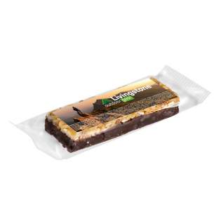 Energy bar in transparent foil with full colour sticker