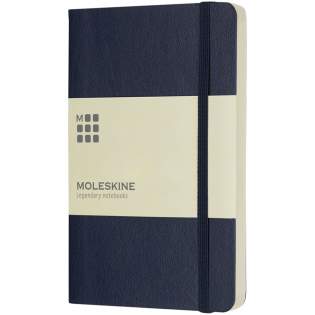 The Classic soft cover notebook has a flexible cover in a range of bright colours. It has rounded corners, elasticated closure and ribbon bookmark. Contains 192 ivory-coloured plain pages. Pages are also available with ruled, dotted and squared paper.