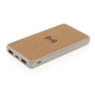 8000 mAh draadloze powerbank met 5W draadloze oplader bovenop. De bovenzijde is gemaakt van natuurlijke kurk en de behuizing is gemaakt van 35% tarwestro gemengd met ABS. Input zowel mogelijk via micro-USB als type C. Als deze volledig is opgeladen, krijgt u voldoende energie om uw mobiele telefoon tot vier keer op te laden. De powerbank bevat een duurzame grade A lithium-polymeerbatterij van 8.000 mAh. De Led lampjes geven het resterende energieniveau aan, zodat u altijd weet wanneer u moet opladen. Draadloos opladen compatibel met alle QI-compatibele apparaten zoals de nieuwste generatie Android, iPhone 8, 8S en X. Micro-ingang 5V / 2A Type-C-ingang 5V / 2A USB-uitgang 5V / 2,1A. Draadloze uitgang 5W 5V / 1A. Artikel en accessoires 100% PVC-vrij.<br /><br />WirelessCharging: true<br />PowerbankCapacity: 8000<br />PVC free: true 8000 mAh draadloze powerbank met 5W draadloze oplader bovenop. De bovenzijde is gemaakt van natuurlijke kurk en de behuizing is gemaakt van 35% tarwestro gemengd met ABS. Input zowel mogelijk via micro-USB als type C. Als deze volledig is opgeladen, krijgt u voldoende energie om uw mobiele telefoon tot vier keer op te laden. De powerbank bevat een duurzame grade A lithium-polymeerbatterij van 8.000 mAh. De Led lampjes geven het resterende energieniveau aan, zodat u altijd weet wanneer u moet opladen. Draadloos opladen compatibel met alle QI-compatibele apparaten zoals de nieuwste generatie Android, iPhone 8, 8S en X. Micro-ingang 5V / 2A Type-C-ingang 5V / 2A USB-uitgang 5V / 2,1A. Draadloze uitgang 5W 5V / 1A. Artikel en accessoires 100% PVC-vrij.<br /><br />WirelessCharging: true<br />PowerbankCapacity: 8000<br />PVC free: true