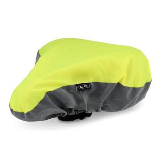 Fietszadelhoes gemaakt van gerecycled PET-materiaal met een reflecterend gedeelte voor betere zichtbaarheid bij weinig licht. Eenvoudig te bevestigen met een elastiek en past op de meeste standaard zadels. De perfecte keuze om je zadel te beschermen tegen regen en slijtage. Waterafstotend. Fietszadelhoes gemaakt van gerecycled PET-materiaal met een reflecterend gedeelte voor betere zichtbaarheid bij weinig licht. Eenvoudig te bevestigen met een elastiek en past op de meeste standaard zadels. De perfecte keuze om je zadel te beschermen tegen regen en slijtage. Waterafstotend.