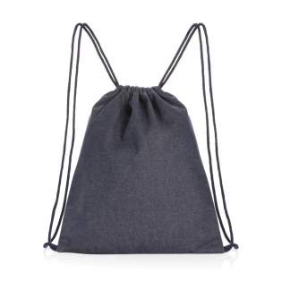 Sac à dos à cordon en denim recyclé Impact AWARE™ 320 g/m² offre un espace de rangement suffisant pour tous vos essentiels avec style. Avec le traceur AWARE™ qui valide l'utilisation authentique de matériaux recyclés. 2% de chaque produit Impact vendu est reversé à Water.org. Composition du denim recyclé : 70% coton recyclé, 30% polyester recyclé.<br /><br />PVC free: true Sac à dos à cordon en denim recyclé Impact AWARE™ 320 g/m² offre un espace de rangement suffisant pour tous vos essentiels avec style. Avec le traceur AWARE™ qui valide l'utilisation authentique de matériaux recyclés. 2% de chaque produit Impact vendu est reversé à Water.org. Composition du denim recyclé : 70% coton recyclé, 30% polyester recyclé.<br /><br />PVC free: true