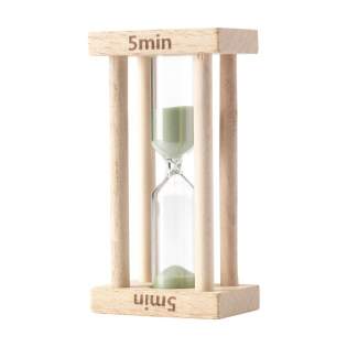 Hourglass set in a wooden stand. Saving water and energy is a lot easier with this shower timer. It helps you to shower for no longer than 5 minutes. Each item is supplied in an individual brown cardboard box.