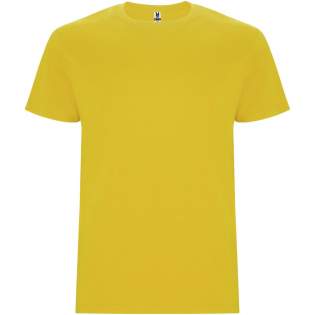 Schlauchförmiges kurzärmeliges T-Shirt. Rundhalsausschnitt mit Elasthan. Seitennähte. Herausnehmbares Etikett.