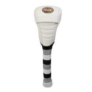 Faux-leather headcover for the driver with soft lining and projective cover