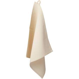 Torchon de cuisine en coton recyclé 200 g/m² certifié GRS et doté d'une boucle contrastée. Dimensions du torchon : 50 x 50 cm. Torchon de cuisine en coton recyclé 200 g/m² certifié GRS et doté d'une boucle contrastée. Dimensions du torchon : 50 x 50 cm.