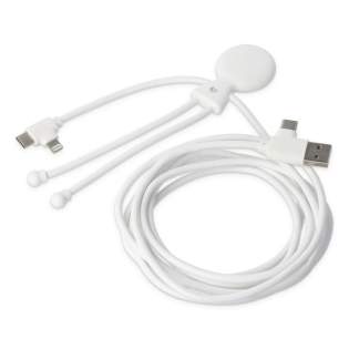 Xoopar Mr. Bio Long PD ist ein 2 Meter langes Multiladekabel mit USB-A, USB-C, Lightning und 60 W Schnellladung. Hergestellt aus 53 % recyceltem Kunststoff. Xoopar Mr. Bio Long PD ist ein 2 Meter langes Multiladekabel mit USB-A, USB-C, Lightning und 60 W Schnellladung. Hergestellt aus 53 % recyceltem Kunststoff.