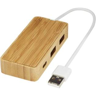 USB 2.0-Hub aus Bambus mit 2 USB-A-Anschlüssen und 1 Typ-C-Anschluss. Kompatible Betriebssysteme: Windows Vista, Windows XP, Windows Me, Win2000, Windows 7, Windows 8, Windows 10, macOS X v10.8. Auslieferung in einer Geschenkbox inklusive Bedienungsanleitung (beides aus nachhaltigen Materialien). USB 2.0-Hub aus Bambus mit 2 USB-A-Anschlüssen und 1 Typ-C-Anschluss. Kompatible Betriebssysteme: Windows Vista, Windows XP, Windows Me, Win2000, Windows 7, Windows 8, Windows 10, macOS X v10.8. Auslieferung in einer Geschenkbox inklusive Bedienungsanleitung (beides aus nachhaltigen Materialien).