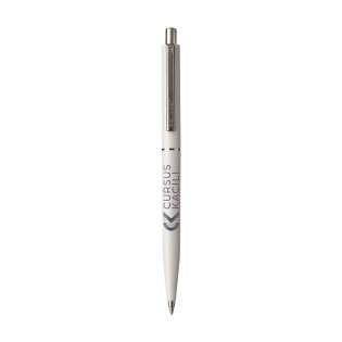 Blauwschrijvende balpen van het merk Senator®. Met metalen puntstuk, clip, drukknop en tussenring. Made in Germany. De witte en zwarte balpennen zijn ook verkrijgbaar met zwartschrijvende inkt. Geef bij je bestelling a.u.b. jouw voorkeur aan. Blauwschrijvende balpen van het merk Senator®. Met metalen puntstuk, clip, drukknop en tussenring. Made in Germany. De witte en zwarte balpennen zijn ook verkrijgbaar met zwartschrijvende inkt. Geef bij je bestelling a.u.b. jouw voorkeur aan.