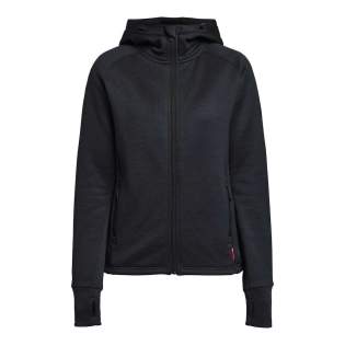 Een echt comfortabele hoodie die je kunt dragen als sweater of als licht jack. Hij is erg rekbaar en heeft gelede verlengde mouwen met duimgaten zodat je hem kan dragen als midlayer. De capuchon en de boord zijn verstelbaar en de ritssluiting heeft een omgeslagen kinbeschermer. Als je het als een mid-layer wilt dragen, zorgen de verlengde mouwen met duimlussen ervoor dat de mouwen niet opstropen onder je jack. Hij heeft ook twee voorzakken met ritssluiting voor, zodat je je spullen niet kwijtraakt. Draag hem als comfortabele hoodie of als licht jack in de stad of tijdens outdooractiviteiten. Een echt comfortabele hoodie die je kunt dragen als sweater of als licht jack. Hij is erg rekbaar en heeft gelede verlengde mouwen met duimgaten zodat je hem kan dragen als midlayer. De capuchon en de boord zijn verstelbaar en de ritssluiting heeft een omgeslagen kinbeschermer. Als je het als een mid-layer wilt dragen, zorgen de verlengde mouwen met duimlussen ervoor dat de mouwen niet opstropen onder je jack. Hij heeft ook twee voorzakken met ritssluiting voor, zodat je je spullen niet kwijtraakt. Draag hem als comfortabele hoodie of als licht jack in de stad of tijdens outdooractiviteiten.