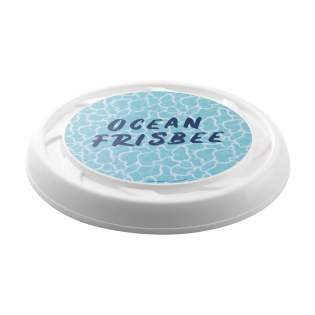 WoW! Frisbee (Ø 23 cm) made of recycled plastic. Includes full colour sticker.