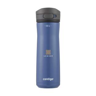 Doppelwandige, vakuumisolierte Contigo®-Wasserflasche aus Edelstahl mit AUTOPOP®-Technologie. Der Trinkverschluss ist geschlossen und somit vor Schmutz und Mikroben geschützt. Die Flasche ist nur für kalte, nicht karbonisierte Getränke geeignet. Diese bleiben bis zu 24 Stunden kalt. Dank des auslaufsicheren Designs verschüttest du nichts in deinem Auto, auf deinem Schreibtisch oder wo auch immer du bist. Mit dem integrierten Griff lässt sich die Flasche leicht transportieren. Passt in die meisten Getränkehalter. Die Flasche und der Deckel sind spülmaschinengeeignet (im oberen Korb stellen). Um den Aufdruck zu erhalten, wird Waschen von Hand empfohlen. Fassungsvermögen 590 ml. LAGERBESTANDSINFORMATION: Bis zu 1.000 Stück innerhalb von 10 Arbeitstagen verfügbar. Ausnahmen vorbehalten. Contigo: der Spezialist bei Qualität, Design und Technologie. Direkt erkennbar an dem schlichten und zeitlosen Design - haltbar und robust. Die innovativen Contigo Wasserflaschen und Thermobecher sind geruchs- und geschmacksneutral und BPA-frei. Die Trinkflaschen sind mit einer Hand zu bedienen und garantiert tropfsicher, so ist die überall und jederzeit nutzbar. Mit 2 Jahre Herstellergarantie. Doppelwandige, vakuumisolierte Contigo®-Wasserflasche aus Edelstahl mit AUTOPOP®-Technologie. Der Trinkverschluss ist geschlossen und somit vor Schmutz und Mikroben geschützt. Die Flasche ist nur für kalte, nicht karbonisierte Getränke geeignet. Diese bleiben bis zu 24 Stunden kalt. Dank des auslaufsicheren Designs verschüttest du nichts in deinem Auto, auf deinem Schreibtisch oder wo auch immer du bist. Mit dem integrierten Griff lässt sich die Flasche leicht transportieren. Passt in die meisten Getränkehalter. Die Flasche und der Deckel sind spülmaschinengeeignet (im oberen Korb stellen). Um den Aufdruck zu erhalten, wird Waschen von Hand empfohlen. Fassungsvermögen 590 ml. LAGERBESTANDSINFORMATION: Bis zu 1.000 Stück innerhalb von 10 Arbeitstagen verfügbar. Ausnahmen vorbehalten. Contigo: der Spezialist bei Qualität, Design und Technologie. Direkt erkennbar an dem schlichten und zeitlosen Design - haltbar und robust. Die innovativen Contigo Wasserflaschen und Thermobecher sind geruchs- und geschmacksneutral und BPA-frei. Die Trinkflaschen sind mit einer Hand zu bedienen und garantiert tropfsicher, so ist die überall und jederzeit nutzbar. Mit 2 Jahre Herstellergarantie.
