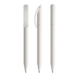 Gemaakt van bioplastic. Het oppervlak en het mechanisme van de DS3 Biotic Pen zijn vervaardigd van 100% hernieuwbare grondstoffen. Voor de DS3 Biotic Pen "Sand" omvat dit polyactide (PLA) en hout-kunststof composieten (WPC). Het complete schrijfinstrument (incl. vulling en veer) is tot 75% biologisch afbreekbaar. Houd er rekening mee dat biokunststoffen sterker reageren op omgevingsfactoren zoals warmte, licht, druk en vocht. Voldoet aan de EN 13432-norm voor de composteerbaarheid van biokunststoffen. Gemaakt van bioplastic. Het oppervlak en het mechanisme van de DS3 Biotic Pen zijn vervaardigd van 100% hernieuwbare grondstoffen. Voor de DS3 Biotic Pen "Sand" omvat dit polyactide (PLA) en hout-kunststof composieten (WPC). Het complete schrijfinstrument (incl. vulling en veer) is tot 75% biologisch afbreekbaar. Houd er rekening mee dat biokunststoffen sterker reageren op omgevingsfactoren zoals warmte, licht, druk en vocht. Voldoet aan de EN 13432-norm voor de composteerbaarheid van biokunststoffen.