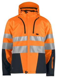 • doorstikte, gewatteerde voering<br />• wind- en waterafstotend en ademende softshell<br />• met fleece gevoerde kraag<br />• afneembare capuchon<br />• ritssluiting aan de voorzijde die bedekt is met een flap. Deze stormflap kan afgesloten worden met drukknopen <br />• twee schuinlopende, verticale borstzakken, de linker met telefoonzakje binnenin <br />• twee zijzakken<br />• één mouwzakje op linkermouw<br />• lus voor badgehouder<br />• ventilatiegaten onder de armen met ritssluiting<br />• aanpasbare taille<br />• aanpasbare manchetten<br />• langer rugpand<br />• reflecterende biezen op mouwen en rug • doorstikte, gewatteerde voering<br />• wind- en waterafstotend en ademende softshell<br />• met fleece gevoerde kraag<br />• afneembare capuchon<br />• ritssluiting aan de voorzijde die bedekt is met een flap. Deze stormflap kan afgesloten worden met drukknopen <br />• twee schuinlopende, verticale borstzakken, de linker met telefoonzakje binnenin <br />• twee zijzakken<br />• één mouwzakje op linkermouw<br />• lus voor badgehouder<br />• ventilatiegaten onder de armen met ritssluiting<br />• aanpasbare taille<br />• aanpasbare manchetten<br />• langer rugpand<br />• reflecterende biezen op mouwen en rug