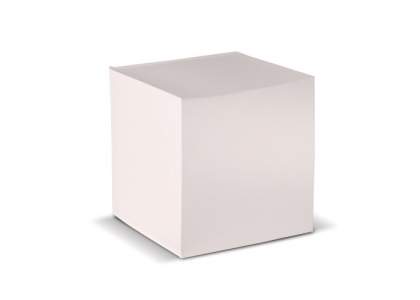 Large block with approximately 840 sheets of 100% recycled paper.