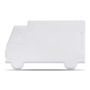 Boîte en forme de camion avec pastilles à la menthe. L'ouverture de la boîte se fait à l'arrière du camion. Environ 7 grammes. Boîte en forme de camion avec pastilles à la menthe. L'ouverture de la boîte se fait à l'arrière du camion. Environ 7 grammes.