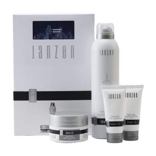 Un set cadeau avec 4 produits pour le corps préférés – la promesse de soins aux vertus bienfaisantes, au parfum Black 22 de la marque Janzen. Contenu : • Shower Foam - 200 ml • Body Scrub - 125 gr • Body Lotion - 40 ml • Shower Gel - 40 ml. De quoi commencer votre journée en pleine confiance et sous le signe de la fraîcheur. Un parfum à la fois frais et chaud, en équilibre entre la légèreté et l’intensité. Black 22 est un riche bouquet comprenant de la bergamote et des épices, des écorces tropicales et des fèves tonka sucrées – également connues sous le nom de « fruit défendu ». Les produits raffinés sont déjà emballés dans un luxueux coffret cadeau. Par set dans une boîte. Un set cadeau avec 4 produits pour le corps préférés – la promesse de soins aux vertus bienfaisantes, au parfum Black 22 de la marque Janzen. Contenu : • Shower Foam - 200 ml • Body Scrub - 125 gr • Body Lotion - 40 ml • Shower Gel - 40 ml. De quoi commencer votre journée en pleine confiance et sous le signe de la fraîcheur. Un parfum à la fois frais et chaud, en équilibre entre la légèreté et l’intensité. Black 22 est un riche bouquet comprenant de la bergamote et des épices, des écorces tropicales et des fèves tonka sucrées – également connues sous le nom de « fruit défendu ». Les produits raffinés sont déjà emballés dans un luxueux coffret cadeau. Par set dans une boîte.