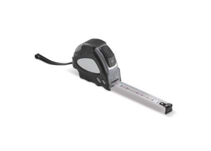 Tape measure that is easy to carry thanks to the belt clip. Features a three meters long white measuring tape. This measuring tape guarantees a long service life thanks to its sturdy casing with profile.