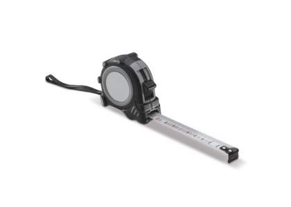 Tape measure fix with a measuring range of three meters and a white measuring tape. Easy to attach to your trousers thanks to the belt clip and accurate by the hook at the beginning of the tape measure.