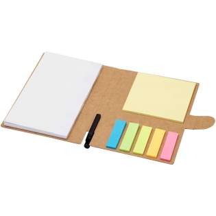 Das Swift Haftnotizbuch mit Kugelschreiber ist ein sehr praktischer Bürohelfer mit 25 Blatt weißem 70 g/m2 Blankopapier (14,1 × 7,8 cm). Es enthält außerdem kleine (4,5 × 1,2 cm) und große (7,5 × 7,5 cm) farbige Haftnotizen. Der Schaft des Kugelschreibers besteht aus recyceltem Papier. Tintenfarbe: Schwarz. Schreiblänge: 500 Meter. Schreibspitze: 1 mm. Das Swift Haftnotizbuch mit Kugelschreiber ist ein sehr praktischer Bürohelfer mit 25 Blatt weißem 70 g/m2 Blankopapier (14,1 × 7,8 cm). Es enthält außerdem kleine (4,5 × 1,2 cm) und große (7,5 × 7,5 cm) farbige Haftnotizen. Der Schaft des Kugelschreibers besteht aus recyceltem Papier. Tintenfarbe: Schwarz. Schreiblänge: 500 Meter. Schreibspitze: 1 mm.