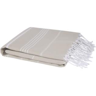 La serviette de hammam Anna en coton 150 g/m² faite de 100 % coton, est douce et absorbante et se prête à de nombreuses utilisations. La serviette sèche rapidement et est légère, pour un transport facile. Certifié STANDARD 100 par OEKO-TEX®. La serviette de hammam Anna en coton 150 g/m² faite de 100 % coton, est douce et absorbante et se prête à de nombreuses utilisations. La serviette sèche rapidement et est légère, pour un transport facile. Certifié STANDARD 100 par OEKO-TEX®.