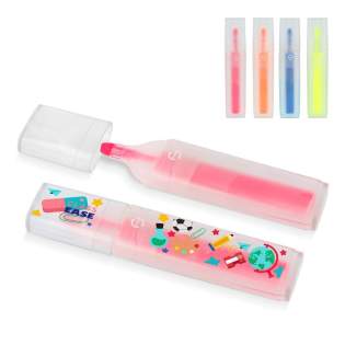 Highlight or underline important notes with the chisel tip of this R-PET higlighter. 