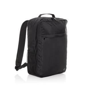 Le sac à dos pour ordinateur portable 15,6 pouces en rPET Aware™ Swiss Peak Essential est conçu pour répondre à vos besoins professionnels quotidiens. Ce sac à dos élégant et durable comporte un compartiment principal à fermeture à zip avec une section dédiée aux ordinateurs portables modernes de 15,6 pouces, ainsi qu'une poche filet à fermeture éclair et une étiquette d'entretien à l'intérieur. Les bretelles réglables avec boucles garantissent un port confortable, tandis que la poche frontale à fermeture éclair et la poche latérale avec porte-boisson offrent un espace de rangement supplémentaire. Le sac est également doté d'une sangle de bagage pratique à l'arrière et d'une poignée en sangle sur le dessus. Le logo Swiss Peak ton sur ton et les fermetures à glissière Swiss Peak de qualité supérieure complètent son aspect professionnel. Fabriqué en polyester recyclé intégrant le traceur AWARE™. 2 % des recettes de chaque produit vendu avec AWARE™ seront reversés à Water.org. Sans PVC.<br /><br />FitsLaptopTabletSizeInches: 15.6<br />PVC free: true Le sac à dos pour ordinateur portable 15,6 pouces en rPET Aware™ Swiss Peak Essential est conçu pour répondre à vos besoins professionnels quotidiens. Ce sac à dos élégant et durable comporte un compartiment principal à fermeture à zip avec une section dédiée aux ordinateurs portables modernes de 15,6 pouces, ainsi qu'une poche filet à fermeture éclair et une étiquette d'entretien à l'intérieur. Les bretelles réglables avec boucles garantissent un port confortable, tandis que la poche frontale à fermeture éclair et la poche latérale avec porte-boisson offrent un espace de rangement supplémentaire. Le sac est également doté d'une sangle de bagage pratique à l'arrière et d'une poignée en sangle sur le dessus. Le logo Swiss Peak ton sur ton et les fermetures à glissière Swiss Peak de qualité supérieure complètent son aspect professionnel. Fabriqué en polyester recyclé intégrant le traceur AWARE™. 2 % des recettes de chaque produit vendu avec AWARE™ seront reversés à Water.org. Sans PVC.<br /><br />FitsLaptopTabletSizeInches: 15.6<br />PVC free: true