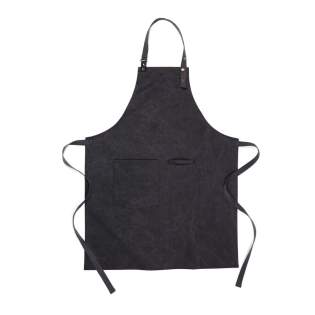 Apron made from 87% verified recycled material. This stylish apron is a practical kitchen accessory with a wonderful design. The apron has a pocket on the front and a loop for hanging utensils or kitchen towels, so you have everything to hand when you're in the middle of cooking. The apron has a soft and adjustable neck strap for increased comfort. Made from GRS (Global Recycled Standard) certified recycled materials. GRS certification ensures a fully certified supply chain of the recycled materials. Total recycled content is based on total product weight. This product contain 87% recycled cotton/polyester. Apron made from 87% verified recycled material. This stylish apron is a practical kitchen accessory with a wonderful design. The apron has a pocket on the front and a loop for hanging utensils or kitchen towels, so you have everything to hand when you're in the middle of cooking. The apron has a soft and adjustable neck strap for increased comfort. Made from GRS (Global Recycled Standard) certified recycled materials. GRS certification ensures a fully certified supply chain of the recycled materials. Total recycled content is based on total product weight. This product contain 87% recycled cotton/polyester.