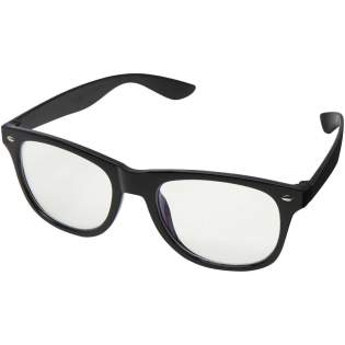 GazeGuard anti blue light glasses designed to reduce the amount of blue light that reaches the eye, making it easier to work on a computer/tablet/phone without eye strain. The frame and temples are made of 100% recycled plastic, and the lenses are made of acrylic glass. Delivered with an instruction manual. GazeGuard anti blue light glasses designed to reduce the amount of blue light that reaches the eye, making it easier to work on a computer/tablet/phone without eye strain. The frame and temples are made of 100% recycled plastic, and the lenses are made of acrylic glass. Delivered with an instruction manual.