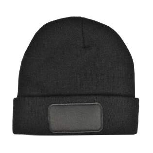 This knitted hat with a label is a real musthave for this winter. Your logo can be printed bij transfer on the label.