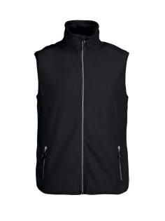 Geborstelde bodywarmer met lange ritssluiting voor dames en heren. Geborsteld aan beide zijden. Twee voorzakken, contrasterende ritssluitingen en decoratieve stiksels op de mouwen. Elastische tape aan de boord onderaan en de manchetten. Geborstelde bodywarmer met lange ritssluiting voor dames en heren. Geborsteld aan beide zijden. Twee voorzakken, contrasterende ritssluitingen en decoratieve stiksels op de mouwen. Elastische tape aan de boord onderaan en de manchetten.