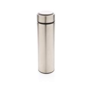 Halten Sie Ihren Kaffee oder Tee mit dieser Vakuum-Edelstahlflasche mit gebürstetem Metalldeckel schön warm. Die Flasche verfügt über einen auslaufsicheren Schraubdeckel und ermöglicht das Trinken von jeder Seite. Mit breiter Öffnung für eine einfache Reinigung. Kapazität 450ml. BPA-frei. Nur Handwäsche.<br /><br />HoursHot: 5<br />HoursCold: 15 Halten Sie Ihren Kaffee oder Tee mit dieser Vakuum-Edelstahlflasche mit gebürstetem Metalldeckel schön warm. Die Flasche verfügt über einen auslaufsicheren Schraubdeckel und ermöglicht das Trinken von jeder Seite. Mit breiter Öffnung für eine einfache Reinigung. Kapazität 450ml. BPA-frei. Nur Handwäsche.<br /><br />HoursHot: 5<br />HoursCold: 15