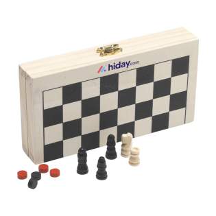 WoW! Boîte de jeu avec 3 jeux : jeu de dames, échecs et Backgammon. Comprend des pièces de jeu en bois et un dé. La boîte est fabriquée en bois de pin FSC 100% certifié. Avec des images des jeux de société à l'extérieur et à l'intérieur. Règles du jeu incluses. Chaque article est fourni dans une boite individuelle en papier kraft marron. WoW! Boîte de jeu avec 3 jeux : jeu de dames, échecs et Backgammon. Comprend des pièces de jeu en bois et un dé. La boîte est fabriquée en bois de pin FSC 100% certifié. Avec des images des jeux de société à l'extérieur et à l'intérieur. Règles du jeu incluses. Chaque article est fourni dans une boite individuelle en papier kraft marron.