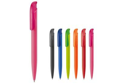 Toppoint design balpen, geproduceerd in Duitsland. Deze pen bevat een Jumbo vulling voor 4,5km schrijfplezier en heeft een soft-touch finish. Blauwschrijvende vulling.