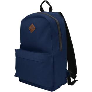 Features 2 adjustable shoulder straps, main compartment with a 15" laptop sleeve, and a front zippered pocket. Comes with a practical lash tab to fasten equipment.