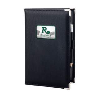 synthetic leather scorecard holder with doming and black pencil with eraser