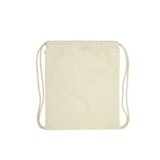 Gymtas in soepele canvas met bovenaan een trekkoord in natuurlijke kleuren. Kan ook gebruikt worden als rugzak. Gymtas in soepele canvas met bovenaan een trekkoord in natuurlijke kleuren. Kan ook gebruikt worden als rugzak.