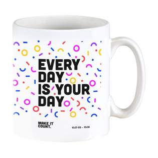 High-quality ceramic mug. The ideal mug for full colour prints, including photos and product images. Dishwasher safe. Capacity 350 ml.
