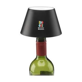 Trendy, design USB rechargeable bottle lamp from the Wooosh brand. Made from recycled ABS plastic, the cap gives empty wine bottles or spirits bottles a second life as a unique table lamp. A wonderful way to preserve a special bottle while adding atmospheric light to your interior. The lamp fits easily into the bottle and combines modern design with practical functionality. With the touch control function, you easily switch the lamp on or off. Equipped with integrated LEDs and a powerful 1200 mAh battery, this lamp offers up to 4 hours of atmospheric light after 2 hours of charging. PVC-free. Suitable for bottle necks from 1.6 to 2.2 cm in diameter. Input: 5V/1A. Includes recycled Type-C to Type-C charging cable and user manual. RCS-certified. Total recycled material: 32%. Packed individually. Trendy, design USB rechargeable bottle lamp from the Wooosh brand. Made from recycled ABS plastic, the cap gives empty wine bottles or spirits bottles a second life as a unique table lamp. A wonderful way to preserve a special bottle while adding atmospheric light to your interior. The lamp fits easily into the bottle and combines modern design with practical functionality. With the touch control function, you easily switch the lamp on or off. Equipped with integrated LEDs and a powerful 1200 mAh battery, this lamp offers up to 4 hours of atmospheric light after 2 hours of charging. PVC-free. Suitable for bottle necks from 1.6 to 2.2 cm in diameter. Input: 5V/1A. Includes recycled Type-C to Type-C charging cable and user manual. RCS-certified. Total recycled material: 32%. Packed individually.