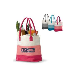 This bag provides enough space for all your beach items on a nice summer day. Made from durable jute.