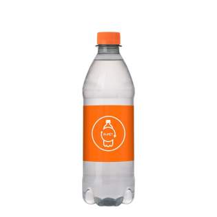 500 ml natuurlijk bronwater in een R-PET fles met draaidop. Kleur dop oranje. 500 ml natuurlijk bronwater in een R-PET fles met draaidop. Kleur dop oranje.