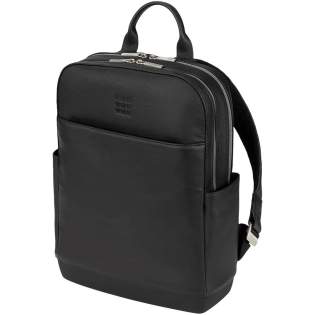 Der Classic Pro Lederrucksack ist ein eleganter Reisebegleiter mit viel Stauraum für Ihre professionellen Tools. Er verfügt über 2 Fächer für einen Laptop und persönliche Gegenstände, eine atmungsaktive Netzrückseite für angenehmen Tragekomfort unterwegs, eine leicht zugängliche Vordertasche und verstellbare Rucksackgurte. Außerdem ist er mit verschiedenen Innenfächern ausgestattet. Ein Notizbbuchfach, ein sicheres Reißverschlussfach und einen Organizer mit 2 Stiftschlaufen und einem Visitenkartenfach. Ein elektronisches Gerät bis 15" kann ebenfalls sicher verstaut werden. Der Classic Pro Lederrucksack ist ein eleganter Reisebegleiter mit viel Stauraum für Ihre professionellen Tools. Er verfügt über 2 Fächer für einen Laptop und persönliche Gegenstände, eine atmungsaktive Netzrückseite für angenehmen Tragekomfort unterwegs, eine leicht zugängliche Vordertasche und verstellbare Rucksackgurte. Außerdem ist er mit verschiedenen Innenfächern ausgestattet. Ein Notizbbuchfach, ein sicheres Reißverschlussfach und einen Organizer mit 2 Stiftschlaufen und einem Visitenkartenfach. Ein elektronisches Gerät bis 15" kann ebenfalls sicher verstaut werden.