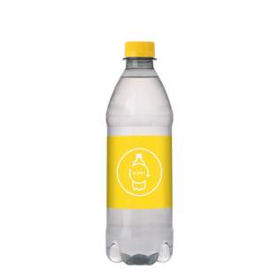 500 ml natuurlijk bronwater in een R-PET fles met draaidop. Kleur dop geel. 500 ml natuurlijk bronwater in een R-PET fles met draaidop. Kleur dop geel.