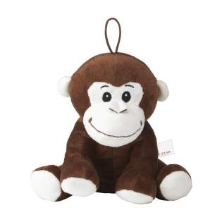 Plush ape. Super soft cuddly toy with embroidered eyes. With  loop.