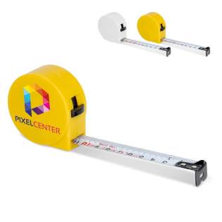 Ruban de mesure durable de 5 m de long en ABS recyclé, d'une largeur de 19 mm et d'une rigidité allant jusqu'à 1,7 m. Sa surface plane est idéale pour le marquage. Conforme aux normes CEE de classe MID II pour des mesures précises.s. Ruban de mesure durable de 5 m de long en ABS recyclé, d'une largeur de 19 mm et d'une rigidité allant jusqu'à 1,7 m. Sa surface plane est idéale pour le marquage. Conforme aux normes CEE de classe MID II pour des mesures précises.s.