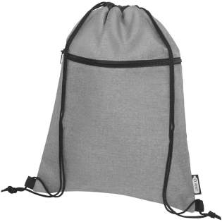 The Ross bag has a main compartment with drawstring closure in black colour. Designed with heathered colour effect in the front panel and black colour in the back panel. Features a zippered front pocket. Resistance up to 5 kg weight. There may be minor variations in the colour of the actual product due to the nature of the fabric dyes, weaves, and printing. The Ross bag has a main compartment with drawstring closure in black colour. Designed with heathered colour effect in the front panel and black colour in the back panel. Features a zippered front pocket. Resistance up to 5 kg weight. There may be minor variations in the colour of the actual product due to the nature of the fabric dyes, weaves, and printing.