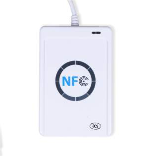 This NFC reader/writer USB can read and write NFC tags. Compatible with all modern NFC Tags like for example the NTAG203, NTAG 213 and the Ultralight chips. Is suitable for all versions of Windows®. The software for this device can be downloaded at: https://www.wakdev.com/en/apps/nfc-tools-pc-mac.html. This NFC reader/writer USB can read and write NFC tags. Compatible with all modern NFC Tags like for example the NTAG203, NTAG 213 and the Ultralight chips. Is suitable for all versions of Windows®. The software for this device can be downloaded at: https://www.wakdev.com/en/apps/nfc-tools-pc-mac.html.