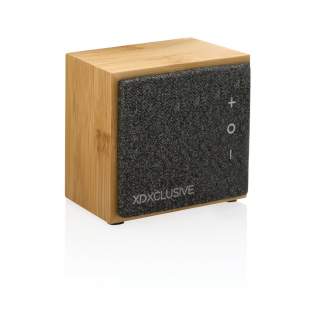 Luxury 5W speaker with clear sound and strong bass. The outer casing is made from FSC 100% certified bamboo. The plastic components are made with RCS (Recycled Claim Standard) certified recycled ABS. Total recycled content: 24 % based on total item weight. RCS certification ensures a completely certified supply chain of the recycled materials. The speaker comes with BT 5.1 for easy and smooth operation up to 10 metres and low power consumption. The 1200 mah battery allows a playtime up to 6 hours and can be fully re-charged in 2 hours. With pick up function and mic to answer (video) calls. Packed if FSC mix kraft box. Including RCS certified recycled TPE charging cable.<br /><br />HasBluetooth: True<br />NumberOfSpeakers: 1<br />SpeakerOutputW: 5.00<br />PVC free: true