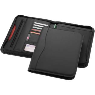 L'objet idéal avec lequel chaque employé contribue indirectement à une plus grande notoriété de chaque marque : le portefeuille Ebony. Ce portefeuille au format A4 comprend un compartiment pratique et une pochette à fermeture zippée pour le rangement de documents. Il comporte en outre un bloc-notes de 20 pages lignées et une boucle pour stylo (stylo et accessoires non inclus). Fermez le portefeuille à l'aide de la fermeture à glissière pour que son contenu reste bien rangé et protégé. Le porte-documents est fabriqué en PU résistant et offre beaucoup d'espace pour les grands logos. L'objet idéal avec lequel chaque employé contribue indirectement à une plus grande notoriété de chaque marque : le portefeuille Ebony. Ce portefeuille au format A4 comprend un compartiment pratique et une pochette à fermeture zippée pour le rangement de documents. Il comporte en outre un bloc-notes de 20 pages lignées et une boucle pour stylo (stylo et accessoires non inclus). Fermez le portefeuille à l'aide de la fermeture à glissière pour que son contenu reste bien rangé et protégé. Le porte-documents est fabriqué en PU résistant et offre beaucoup d'espace pour les grands logos.