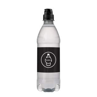500 ml natuurlijk bronwater in een gladde R-PET fles met sportdop. Kleur dop zwart. 500 ml natuurlijk bronwater in een gladde R-PET fles met sportdop. Kleur dop zwart.